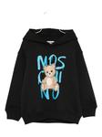 Толстовка с капюшоном Moschino Kids с принтом Teddy Bear, черный - фото
