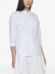 Рубашка с рукавами три четверти Amomento, белый - фото 3