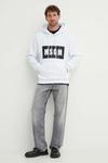 Хлопковая толстовка Msgm, белый - фото