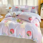 FUANNA Комплект постельного белья, 200 см, 4 предмета - фото 5