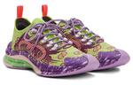 Кроссовки женские Gucci Run, зеленый / фиолетовый - фото 3