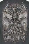 Футболка West Coast Choppers Eagle Crest, антрацит - фото 3