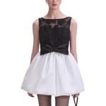 Тюлевое мини-платье Self Portrait Self-portrait, белый - фото 3