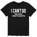 Мужская футболка I Can't Go Licensed Character - фото