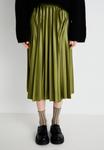 Юбка плиссированная VINITBAN SKIRT VILA, оливковый - фото