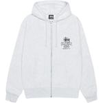 Толстовка с капюшоном и молнией unisex Stussy, черный - фото 6