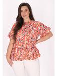 Блуза ebeeza Plus Size Blouse, оранжевый - фото 3