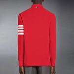 Поло с принтом 4 Bar Stripe 2003 THOM BROWNE, красный - фото 5