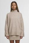 Джемпер Urban Classics SOFT TOUCH TURTLENECK, Brown Melange/Brown - фото