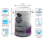 Корзина для белья Sanilo «Energy Stones», серый/фиолетовый - фото 5