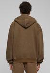 Толстовка на молнии PROHIBITED, коричневый - фото 2