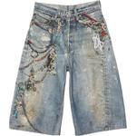 Джинсовые шорты унисекс Acne Studios, средне-синий - фото 2