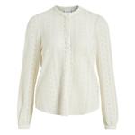 Блузка Vila Chikka Lace, бежевый - фото 3