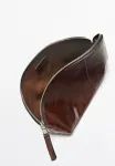 Косметичка Massimo Dutti, Dark Brown - фото 3