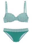Комплект бикини JETTE, цвет grün/weiß - фото