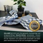 Чайные полотенца Zollner, 65x65 см, синий - фото 3