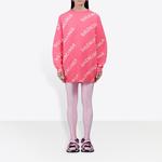 Свитер женский розовый Balenciaga - фото 3