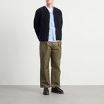 Кардиган из шерстяного флиса Universal Works, navy - фото 4