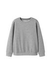 Толстовка Name it REGULAR FIT, Grey Melange/Grey - фото