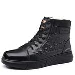 Ботинки текстурные Egchi, черный - фото