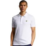 Простая рубашка-поло Lyle & Scott, белый - фото