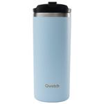 Кружка дорожная 470 мл пастельно-голубая Qwetch - фото