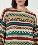 Джемпер женский Weekend Maxmara свободного кроя с узором в полоску, мультиколор - фото 4