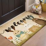 Dajiang Ковер 50х160 см для прихожей, противоскользящий, с рисунком "каштановый чай" - фото 7