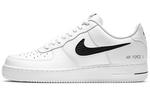 Кроссовки Nike Air Force 1 Low Cut Out Swoosh White Black - фото