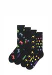 Носки Happy Socks 4-PACK GAMER SNACKS GIFT, Blue - фото