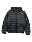 Стеганая куртка с капюшоном C.P. Company Kids, синий - фото