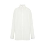 Топ Saint Laurent Avec Broderie, белый - фото