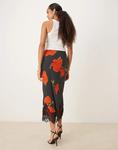 Юбка миди Never Fully Dressed Maeva с маковым принтом - фото 3