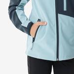 Детская горная флисовая куртка Quechua MH900 7-15 лет серо-голубой - фото 5