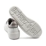 Кожаные кроссовки Patrizia Pepe, белый - фото 4