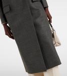 Пальто из чистой шерсти Brunello Cucinelli, Grigio Scuro - фото 5