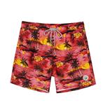 Шорты пляжные мужские красные SURFCUZ - фото