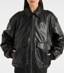 Кожаная куртка Viper The Frankie Shop, черный - фото 4