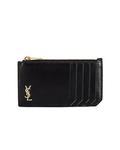 Держатель кредитной карты YSL Saint Laurent, черный - фото