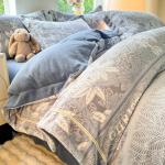 LUOLAI HOME Комплект постельного белья, 180 см, 4 предмета - фото 2