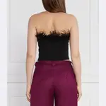 Облегающий топ Patrizia Pepe, черный - фото 3