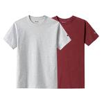 Футболка Unisex Champion, 2 шт (Белая+Серая+Бордовая) - фото 3