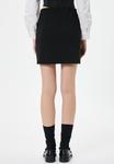 Юбка А-силуэта Medium Rise Slit Koton, черная - фото 2