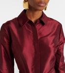 Платье Julip из тафты Simkhai, Dark Wine - фото 4