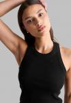 Топ EASE RIBBED TANK aim’n, цвет black - фото 4