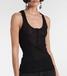 Хлопковая майка Louisali Isabel Marant, черный - фото 5