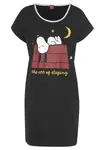 Ночная рубашка Peanuts с принтом Snoopy, черный - фото 2