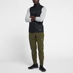 Жилет sports running splicing stand collar vest black Nike, черный - фото 3