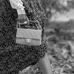 CHANEL Сумка-клатч из овчины с деревянной инкрустацией - фото 7