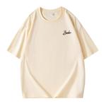 Футболка унисекс YIVIKII, бежевый - фото